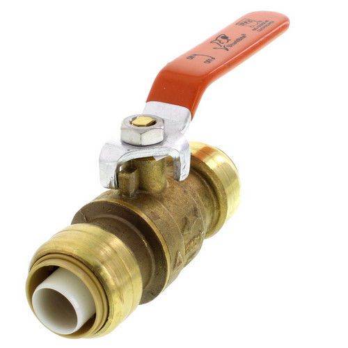 SHARKBITE  3/4&#034; Ball Valve, 22185-0000LF SharkBite, 200 psi, Push to connect,