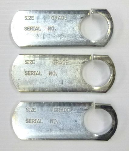 Lot of (3) Cooper Tools Field ID Tags *NEW*