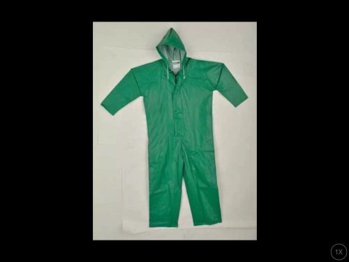 TINGLEY V41108 Coveralls, Green, 17 mil, PVC, 2XL