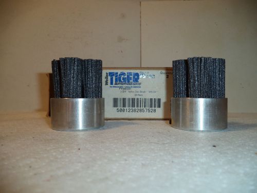 85752 WEILER 1-3/4&#034; NYLOX DISC BRUSH NYLOX,  80 Rect. [ Quantity 2 ]