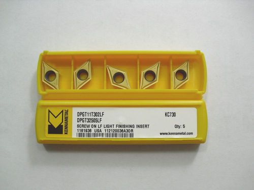 (10pcs) KENNAMETAL DPGT32505LF KC730 Insert