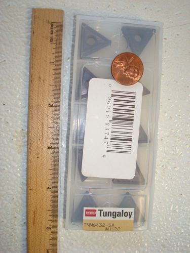 **SPECIAL 10pcs ** NEW TUNGALOY TNMG432-SA , Grade AH120 CARBIDE INSERTS