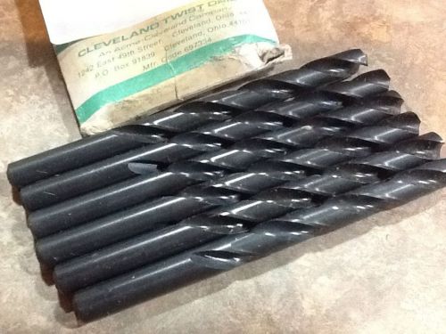 Cleaveland Twist Drill Letter &#034;X&#034; (.397&#034;) JOBBER HSS OXIDE DRILLS - Pack Of 6