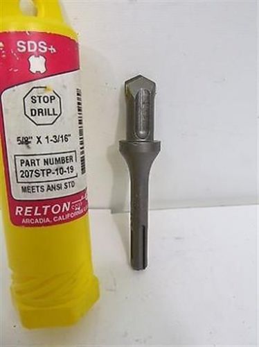 Relton 207STP-10-19, 5/8&#034; x 1 3/16&#034;, SDS Plus Stop Drill