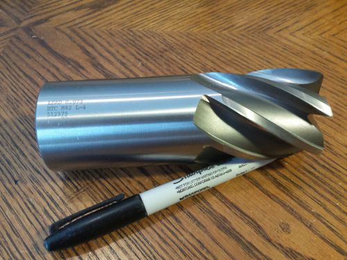 Brubaker, End Mill, 6 flute, 2&#034; dia, 2&#034; cut, 5-3/4&#034; long, M42, 512375 VERY sharp