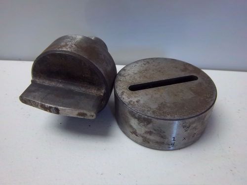 USED W 1/4&#034; X 2&#034;  PUNCH DIE SET