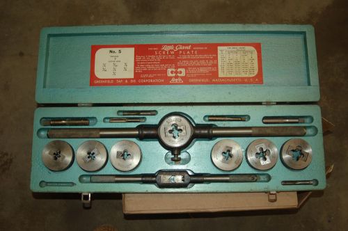 Greenfield Screwplate No 5 Tap and Die Set