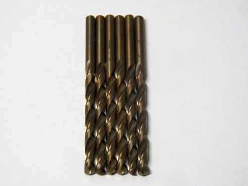 6 Piece 11/64&#034; Jobber Cobalt Drill Bit - USA