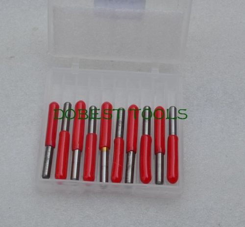 10pcs titanium coated carbide pcb engraving cnc bit router tools 90degree 0.1mm for sale