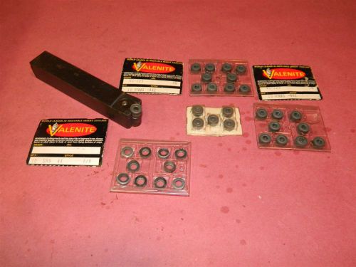 Valenite Indexable Tool Holder 1x1x6&#034; LRDN16 W- Inserts SRN-44AH  RNMG-44E