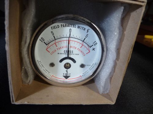 Annis Calibrated Magnetometer 10-0-10+ Gauss Gage-Model D-5820P