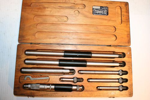 Tumico tubular inside large micrometer set w/ case 8pc made in the usa for sale