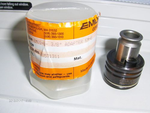 EMUGE ADAPTER  EM - U    SIZE EM01-U-3/8   EDP# F0571311   ( ONE )