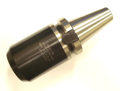 Valenite 1.0&#034; 40 BT-Flange End Mill Holder, 4.00&#034; Proj., BT40-E100-400 (EA2) FRA