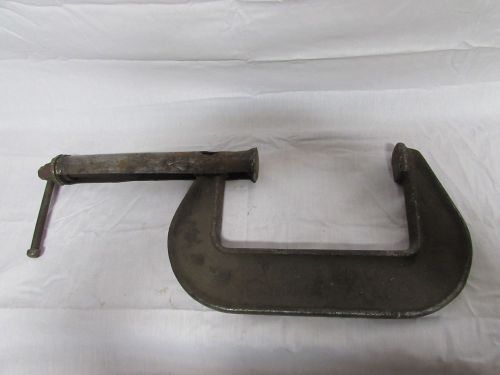 Vintage HAVENS STEEL HEAVY DUTY Welders C-Clamp 8 1/4 &#034; OPENING  K.C., KS.