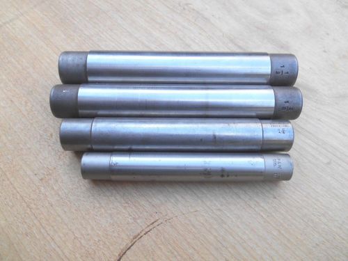 MACHINISTS LATHE MANDRELS LARGE SIZES , LOT OF 4