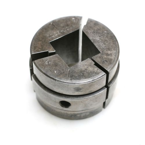 Gilmore 1129-1005 1&#034; square collet pads set for 1129-1102 w&amp;s #4 master collet for sale