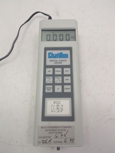 Chatillon DFGS2 Digital Force Gauge 2 LB