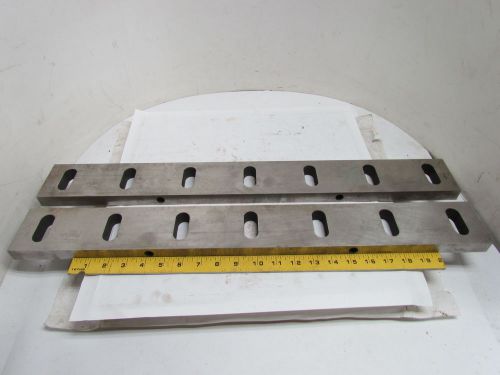 Zenith Cutter K17254-Z2 C2 Granulator Bed Knife Blades Set of 2 26&#034; 7-Hole