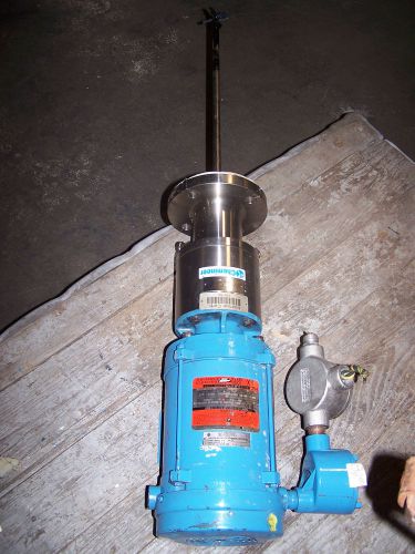 CHEMINEER 1/3 HP PROCESS MIXER / AGITATOR 1725 RPM 230/460V HAZARDOUS LO