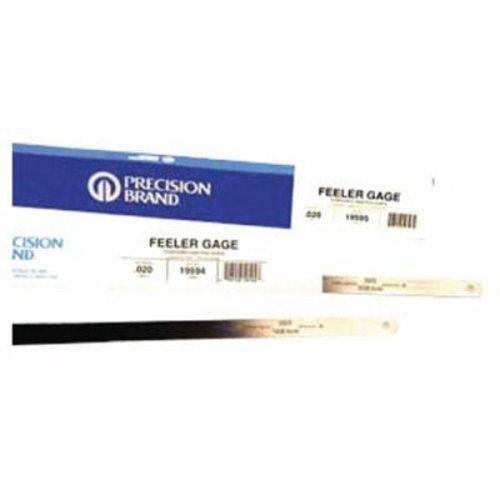 Precision Brand Flat Length Steel Feeler Gauge, 1/2&#034; x 12&#034; (PCB19170)