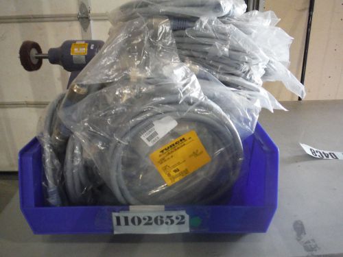 LOT OF 5: TURCK CABLE - RSM RKM 579-3M, TRUNK, DNET, 3M