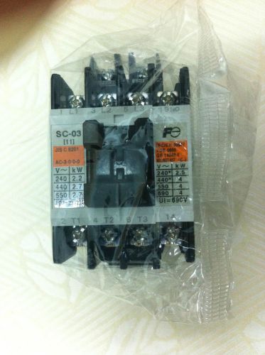 Fuji Electric SC-03, SC11AA Magnetic Contactor