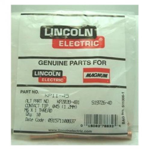 Lincoln Electric Kp11-45 Contact Tip Qty = 10