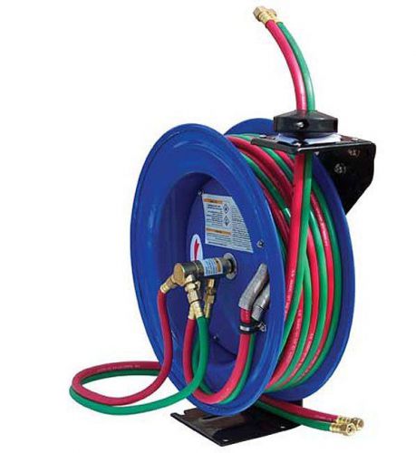 Welding hose reel-2 hoses auto-retractable steel professional welder power tools for sale