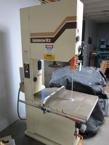 Tannewitz vertical bandsaw wood working for sale