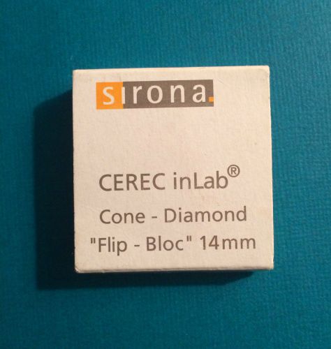 CEREC/INLAB CONE DIAMOND &#034;FLIP-BLOC&#034; 14MM