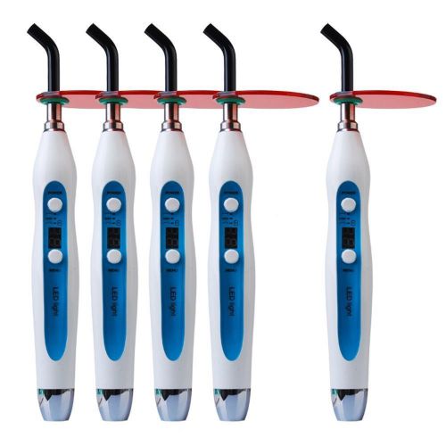 5 PCS Brand New Dental 5W Wireless Cordless LED Dental Curing Light Lamp