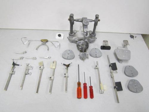 Hanau Wide-Vue Dental Lab Denture Design Articulator w/Accessories