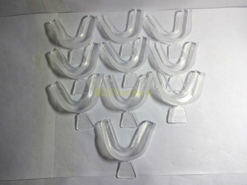 10 PCS Dental Thermoform Teeth Whitening Tays Bleaching Full Mouth Trays