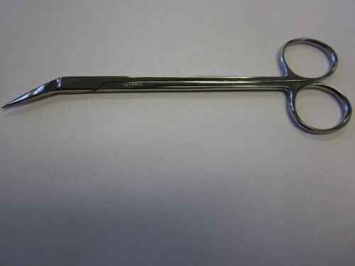 Dental Kelly Gum Scissor, Angular, One Serrated Blade Satin 6 1/4&#034;