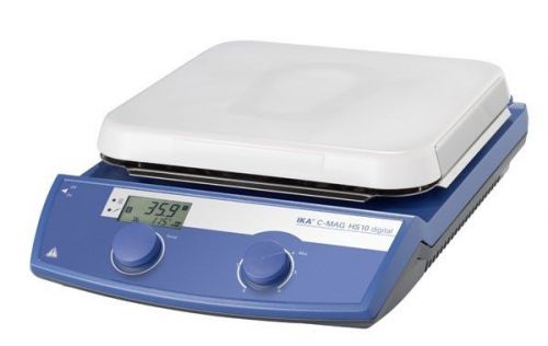 NEW ! IKA IKAMAG C-MAG HS 10 Digital Magnetic Hotplate Stirrer, 4240401