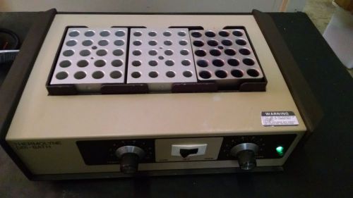 THERMOLYNE DRY BATH INCUBATOR, 3 PLATES, 2 - 12CM AND 1- 10 CM PLATE, ID# 10157