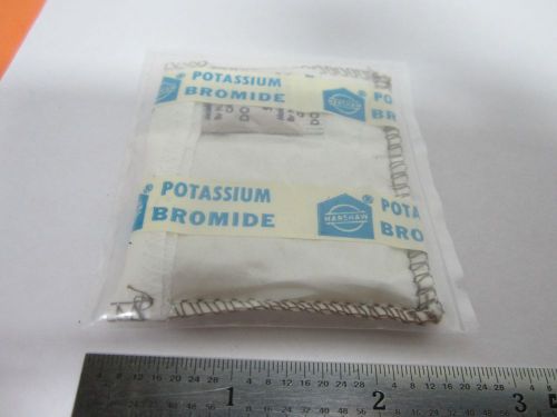 OPTICAL INFRARED CRYSTAL POTASSIUM BROMIDE KBr OPTICS AS IS BIN#B3-F-8