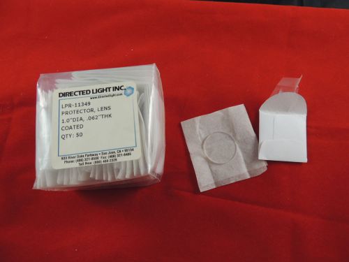 Directed Light Inc. LPR 11349 Lot 50 Lens Protector Coated 1&#034; Diameter .062&#034; Thk