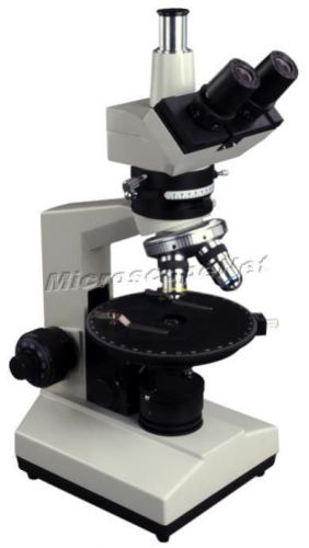 40x-600x trinocular polarizing compound microscope rotatable stage for sale