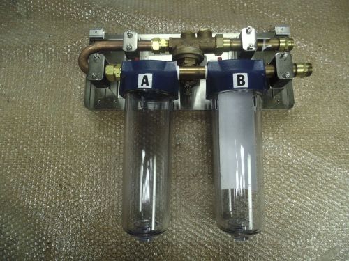 Wilkins model 600 3/4&#034; pressure regulating valve and steris water filter housing for sale