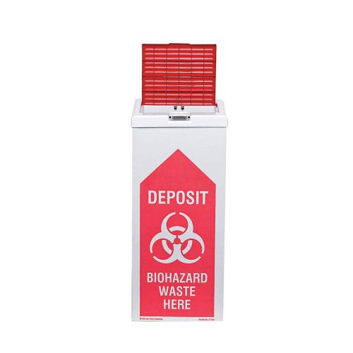 9TXM5 17-788 Biohazard Burn Box, 27 In. H, PK 6