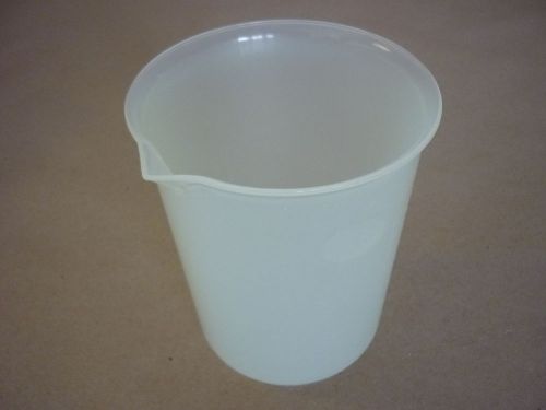 1000ml Plastic Beaker Lab Equipment 100ml Graduation Interval With Spout