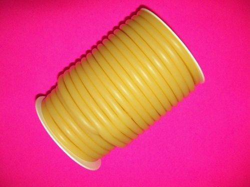 50 Feet 3/32&#034; I.D x 1/32&#034; wall x 5/32&#034; O.D  Latex Rubber Tubing Amber USA