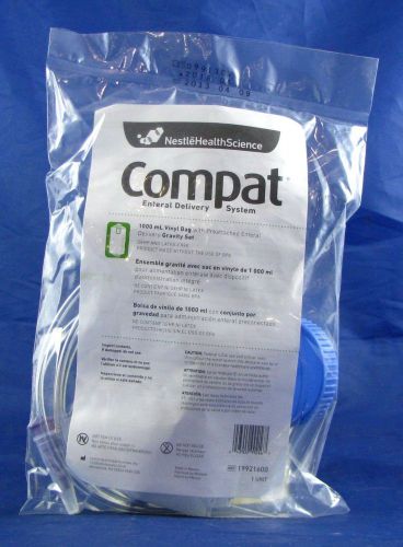 Nestle Compat Enteral Feeding Gravity Set 1000ml 19921600 - 30 Pack - 02/2015