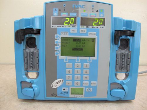 IVAC Signature Edition ALARIS Medical 7200 Dual Volumetric Infusion Pump