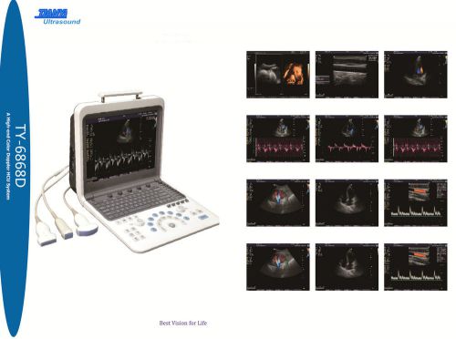 3D/4D COLOR DOPPLER ULTRASOUND DIAGNOSTIC SYSTEM PORTABLE 3 PROBES