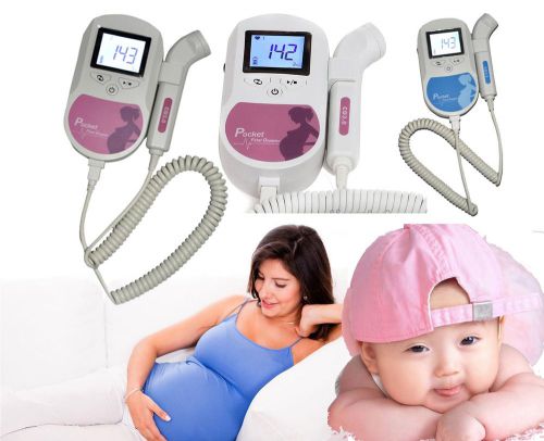 NEW Pocket Fetal heart doppler /Backlight LCD 3mhz FDA US Seller 2y warranty