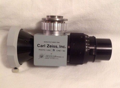 Carl Zeiss Urban Photo F250 /Cine F80 Camera/ Video Adapter.