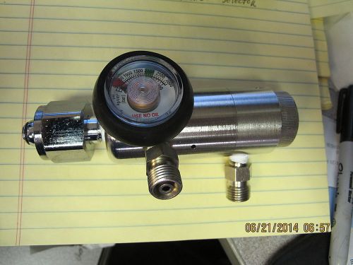 Flotec oxygen regulator 1/4 - 25 lpm cga 540 mri rr510t-310tp2 20cc thru 60 lpm for sale